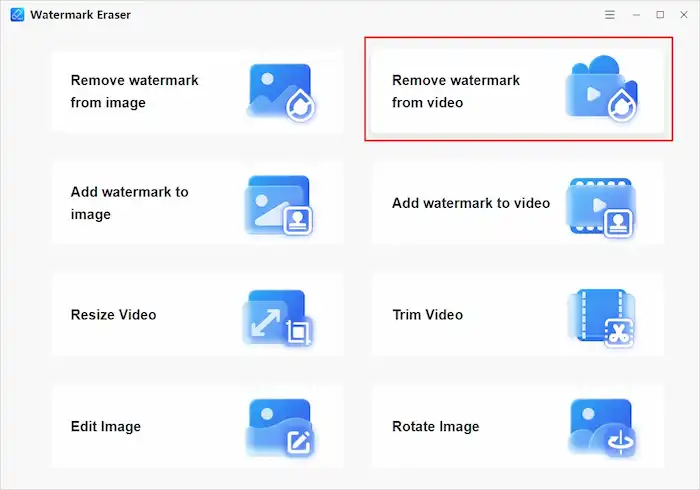 remove watermark from video
