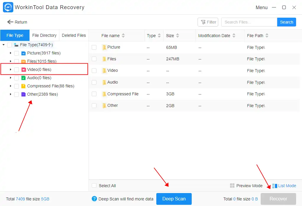 how to recover deleted videos 2