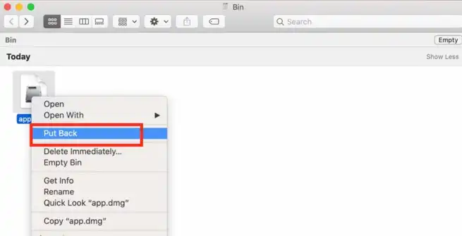 recover deleted excel from trash