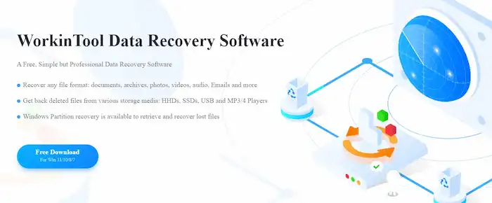 fix corrupted files with workintool data recovery