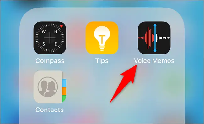open voice memos