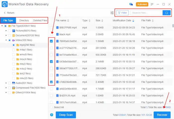 recover deleted videos from sd card