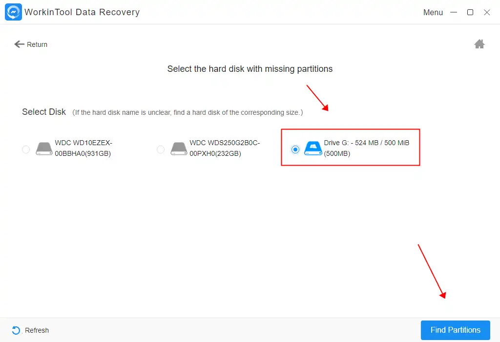 scan external hard drive