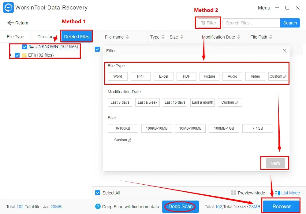 how to recover deleted files from cd dvd by workintool data recovery 2