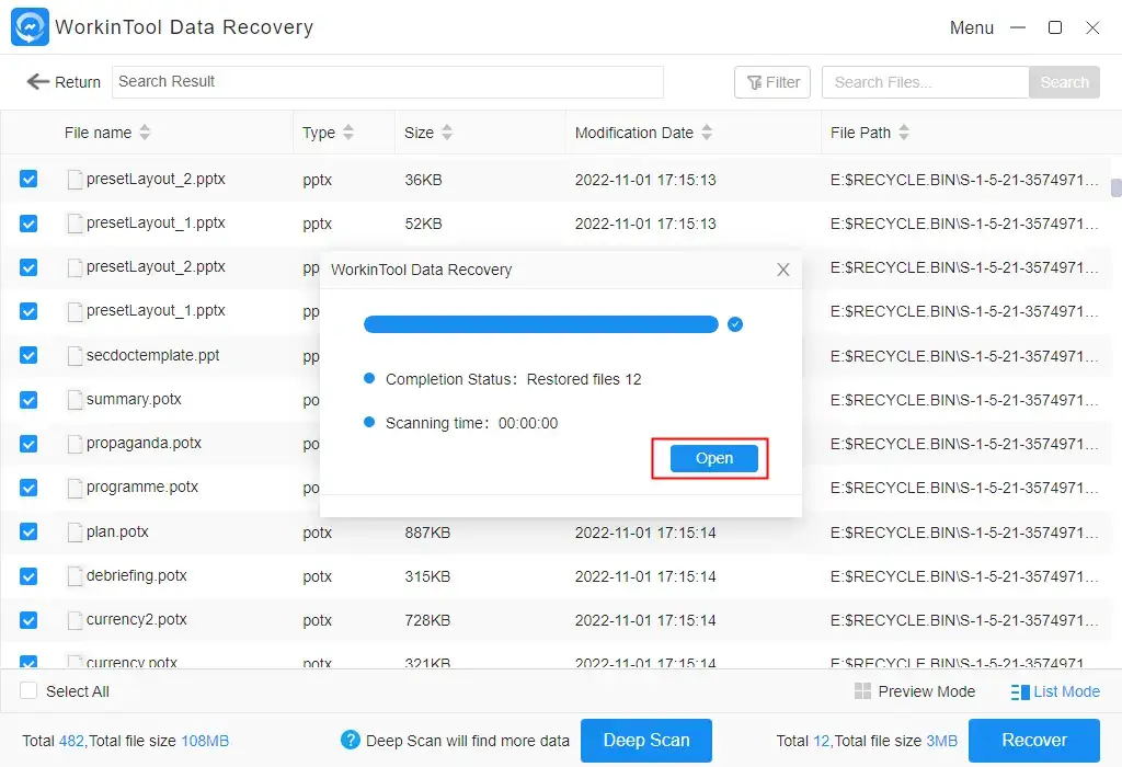 how to recover deleted files from google chrome with workintool data recovery 3