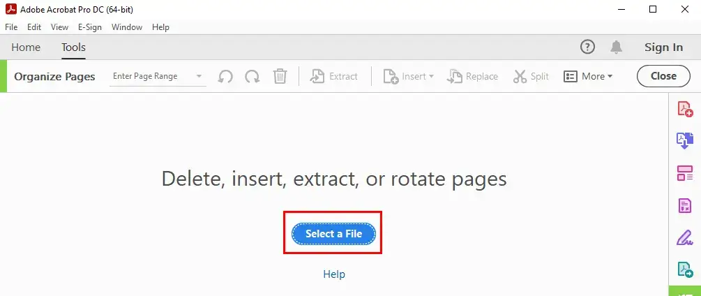 upload a file in adobe acrobat 