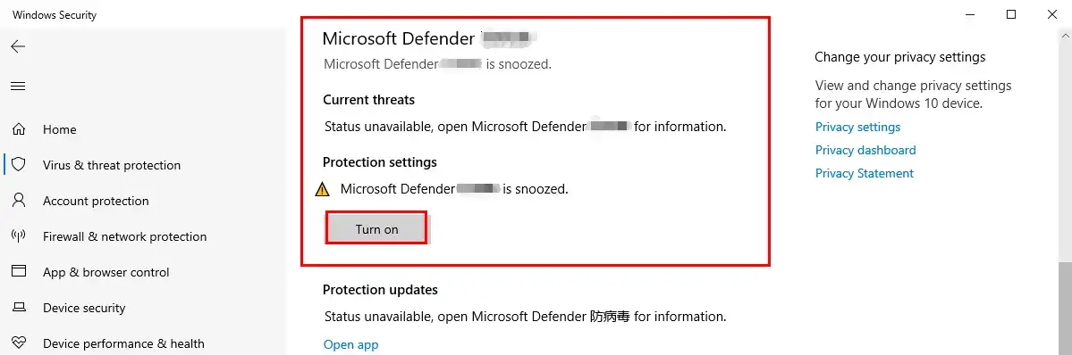 how to turn on virus protection in windows 3