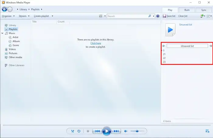 make a slideshow in windows media player