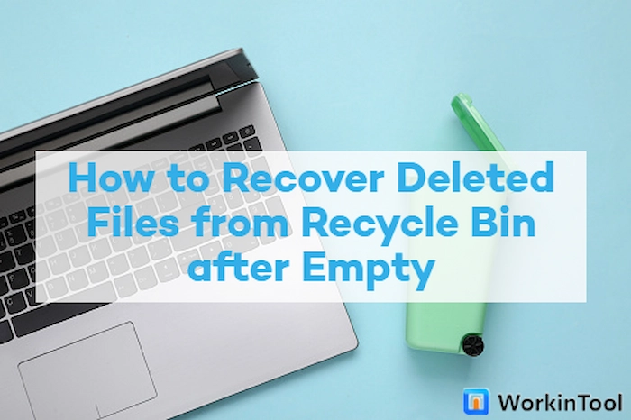recover deleted files from recycle bin after empty logo