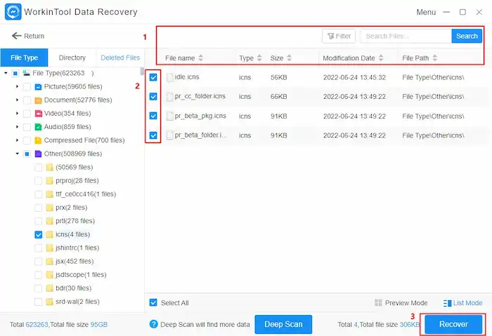 recover micro sd card files