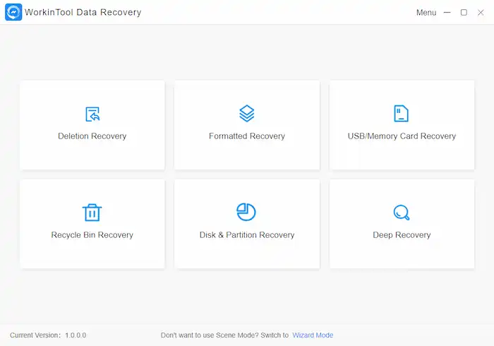 sandisk recovery with workintool