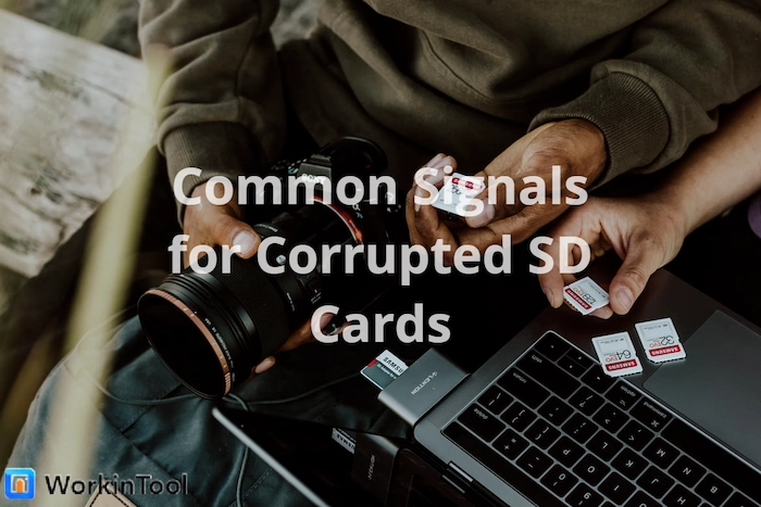 signals for corrupted sd cards