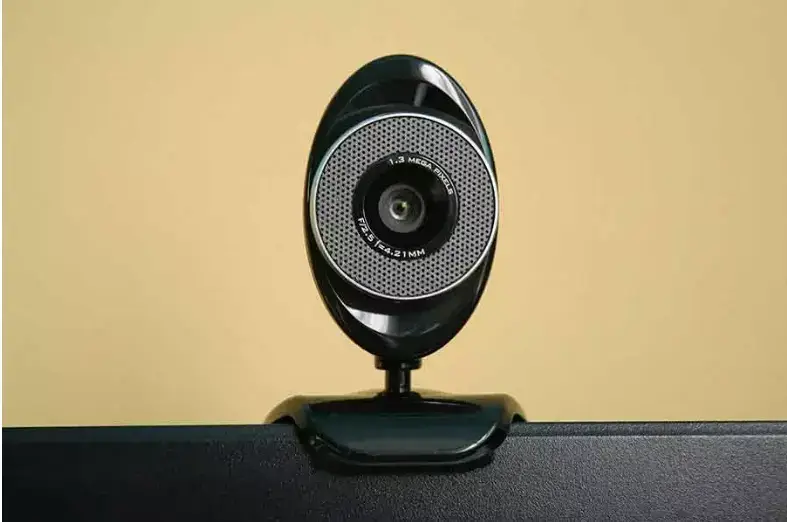 webcam on a computer