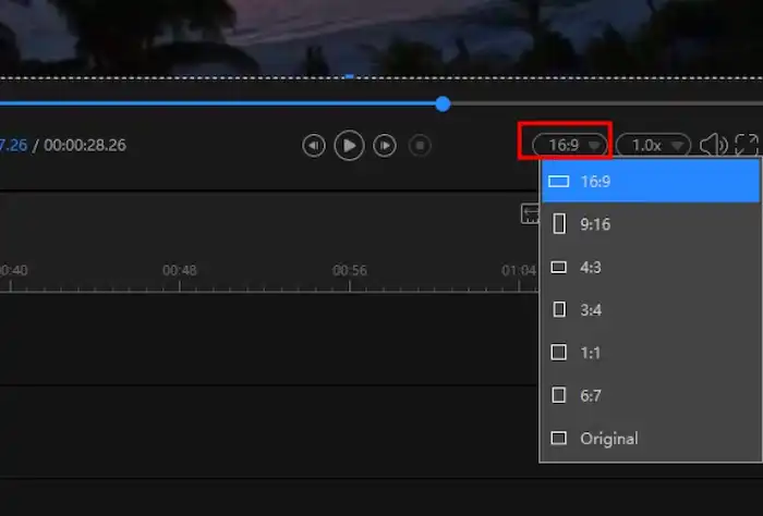 adjust video composition