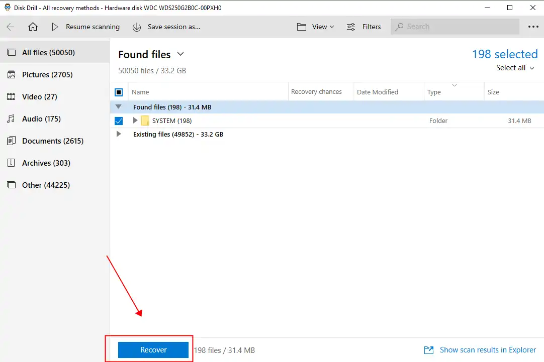 crashed hard drive recovery with disk drill