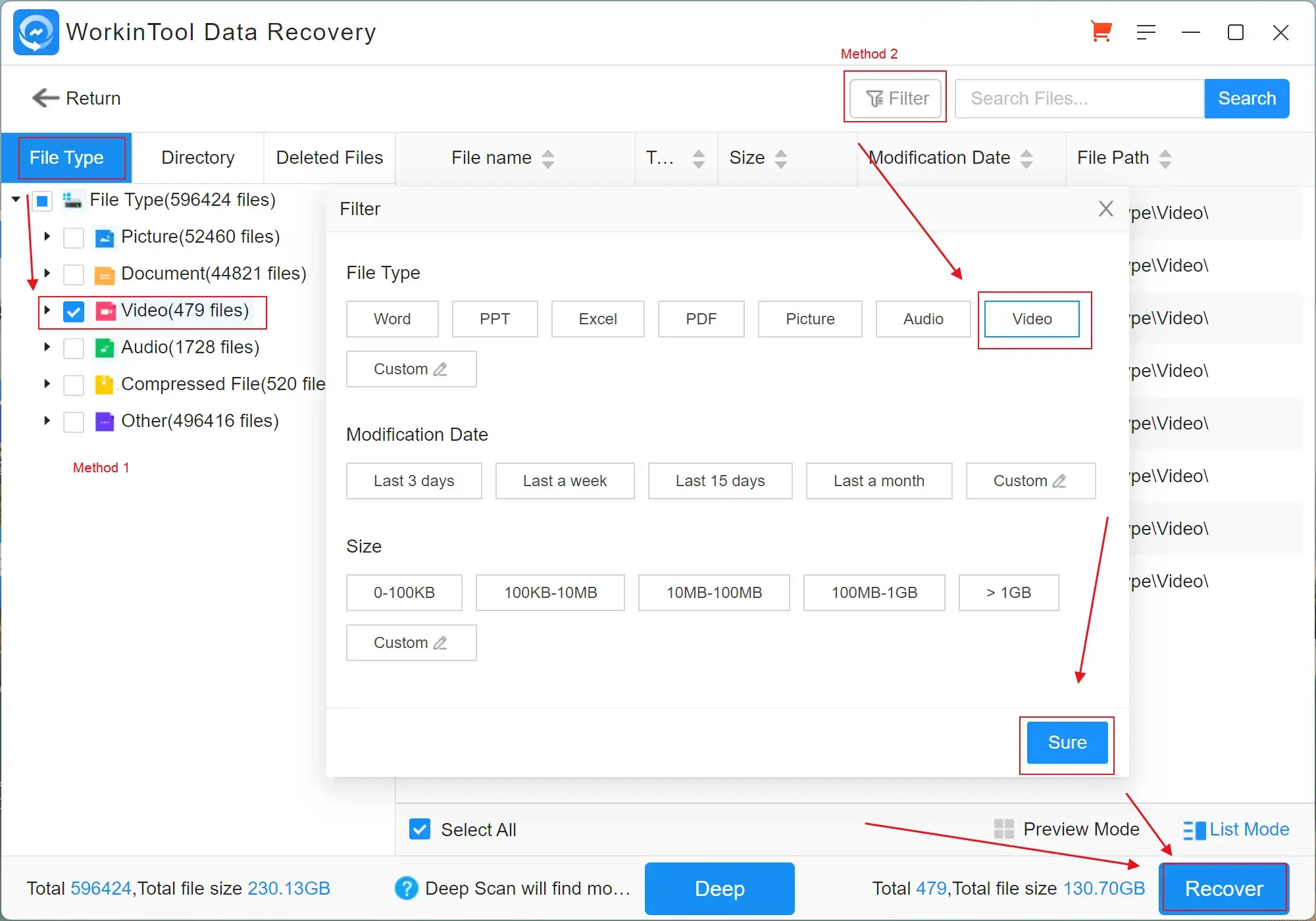 how to recover deleted cctv footage with workintool data recovery 1