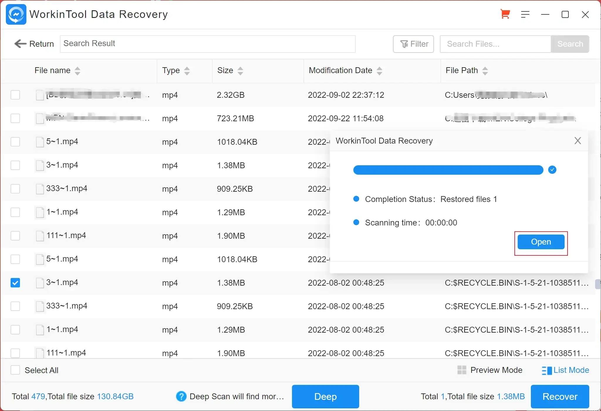 how to recover deleted cctv footage with workintool data recovery 3