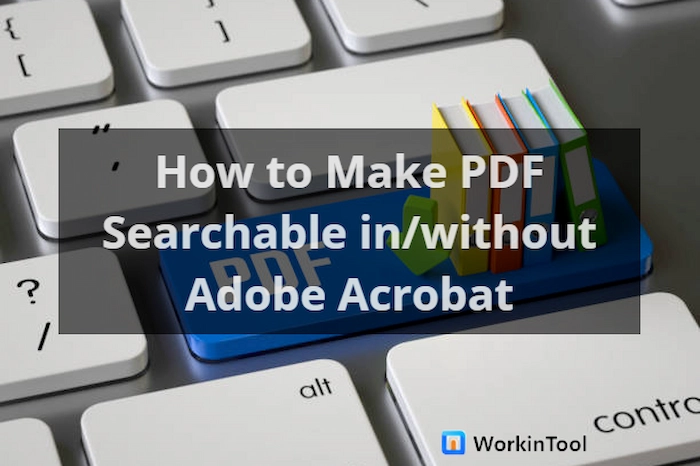 make pdf searchable icon