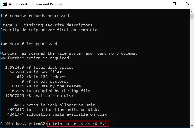 recover deleted files on computer with cmd