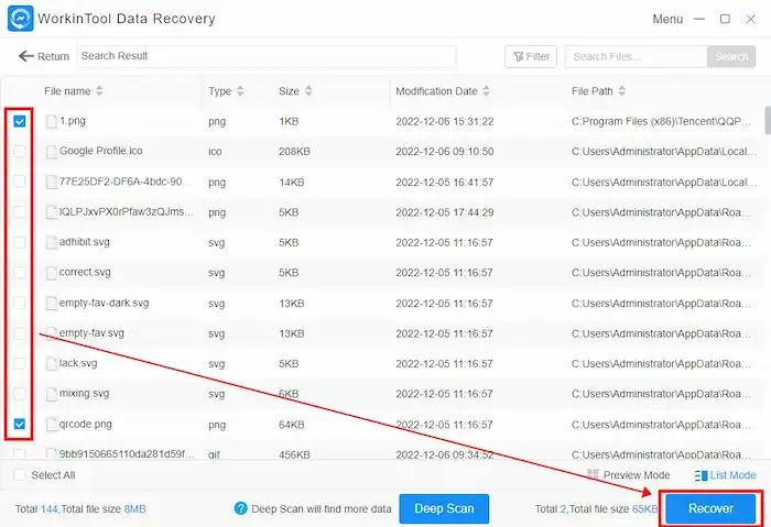 recover deleted photos on computer workintool
