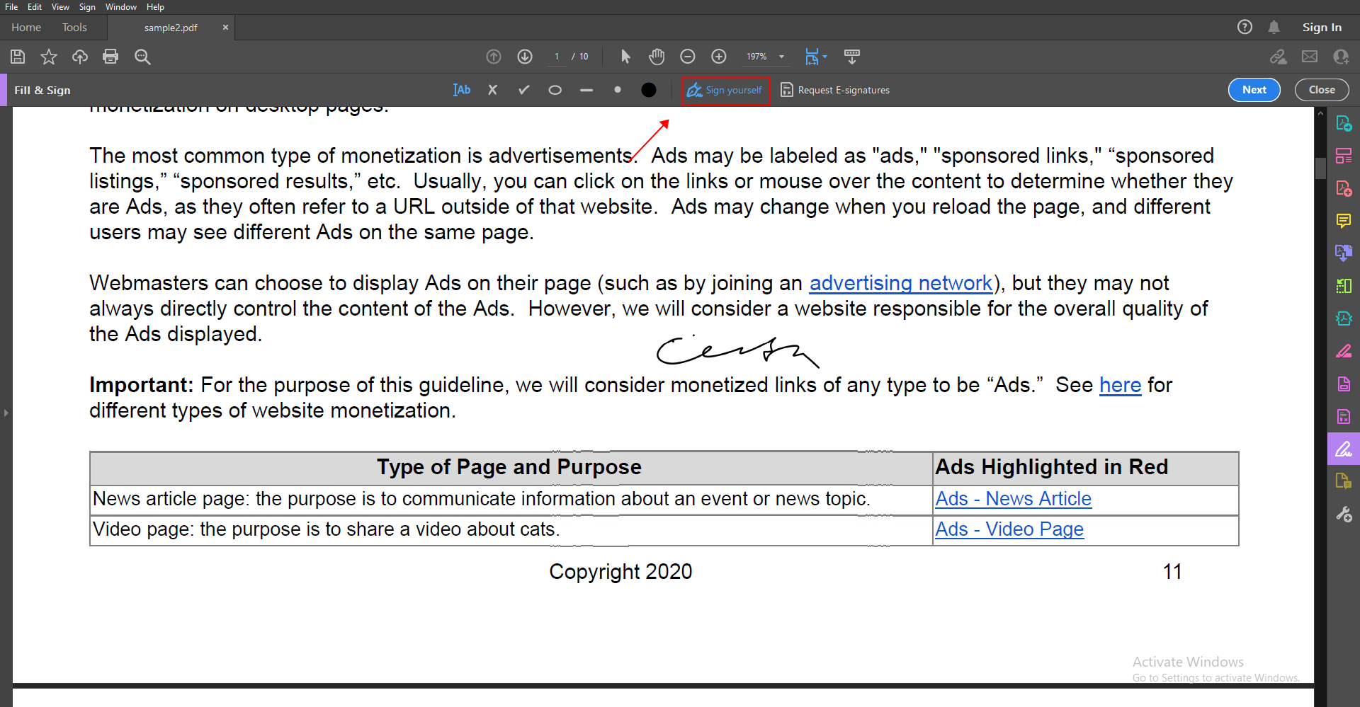 sign a pdf with adobe