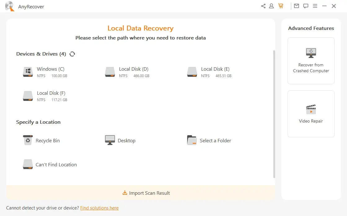 best video recovery software anyrecover data recovery