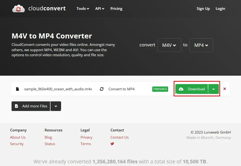 convert m4v to mp4 in cloud convert 2