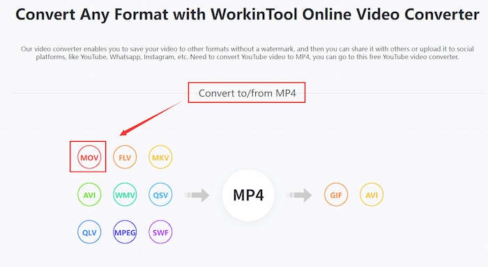 how to convert mov to mp4 online