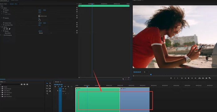 flip a video with premiere