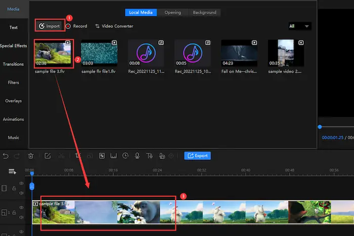 how to flip a video with workintool