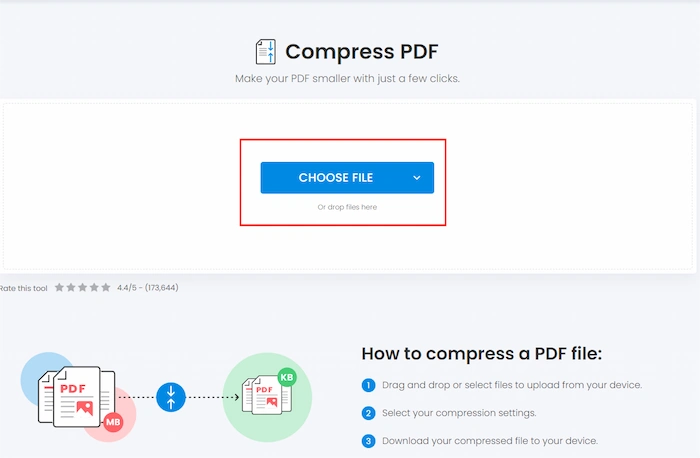 how to reduce pdf file size online