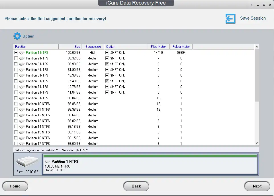 icare file recovery tool