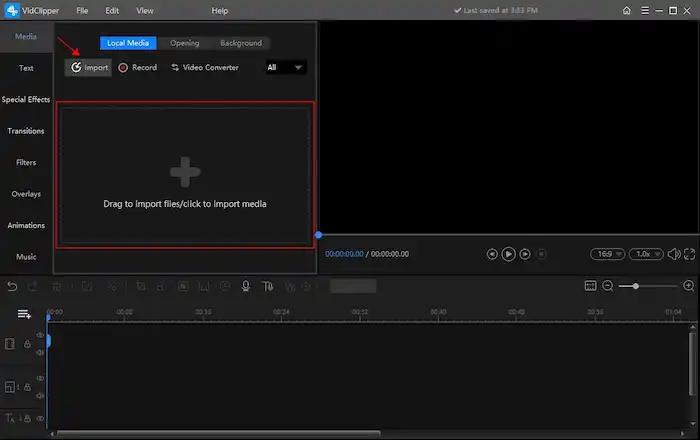 import to remove audio from video