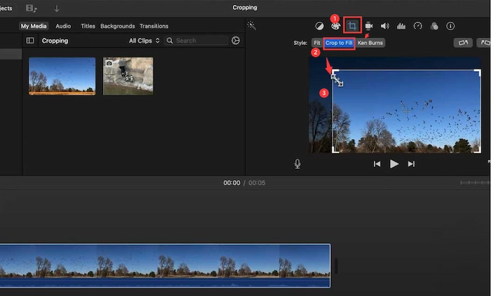 resize mp4 video with imovie