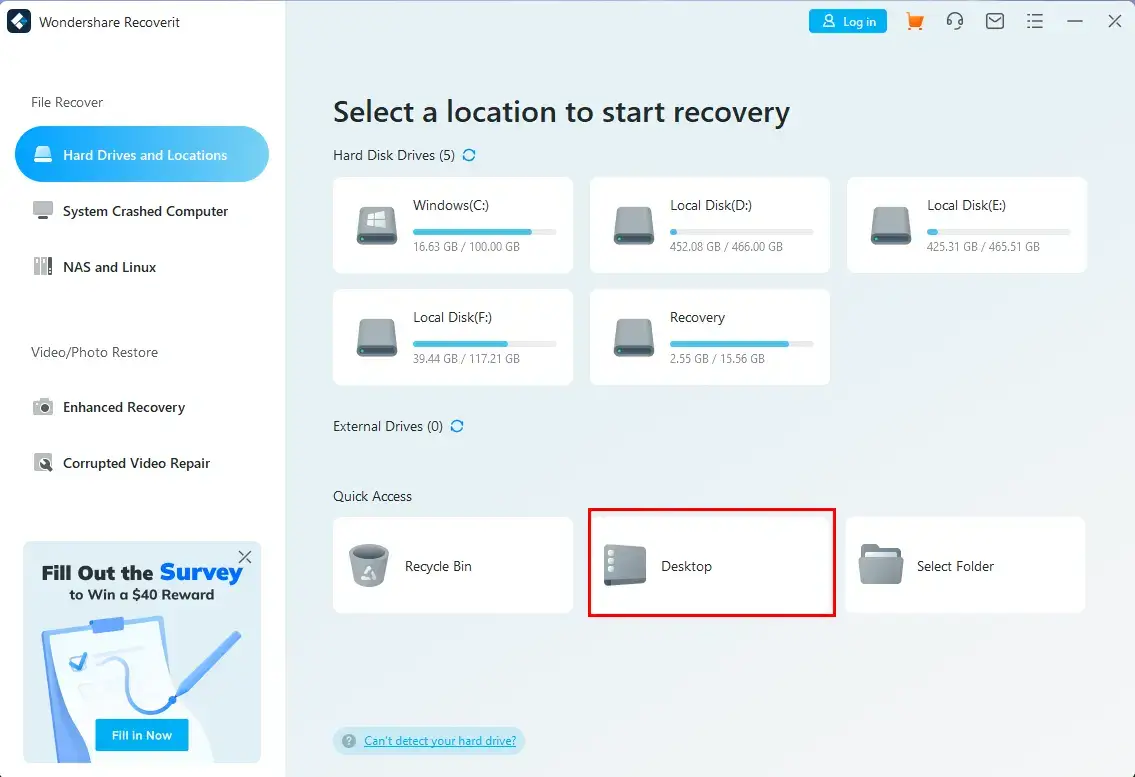 wondershare recoverit desktop file recovery