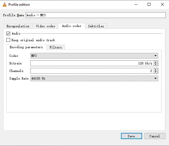 audio settings in vlc