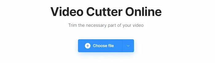 best video cutter clideo
