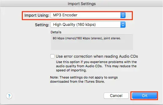 choose mp3 encoder in itunes settings and how to convert mp4 to mp3 in itunes