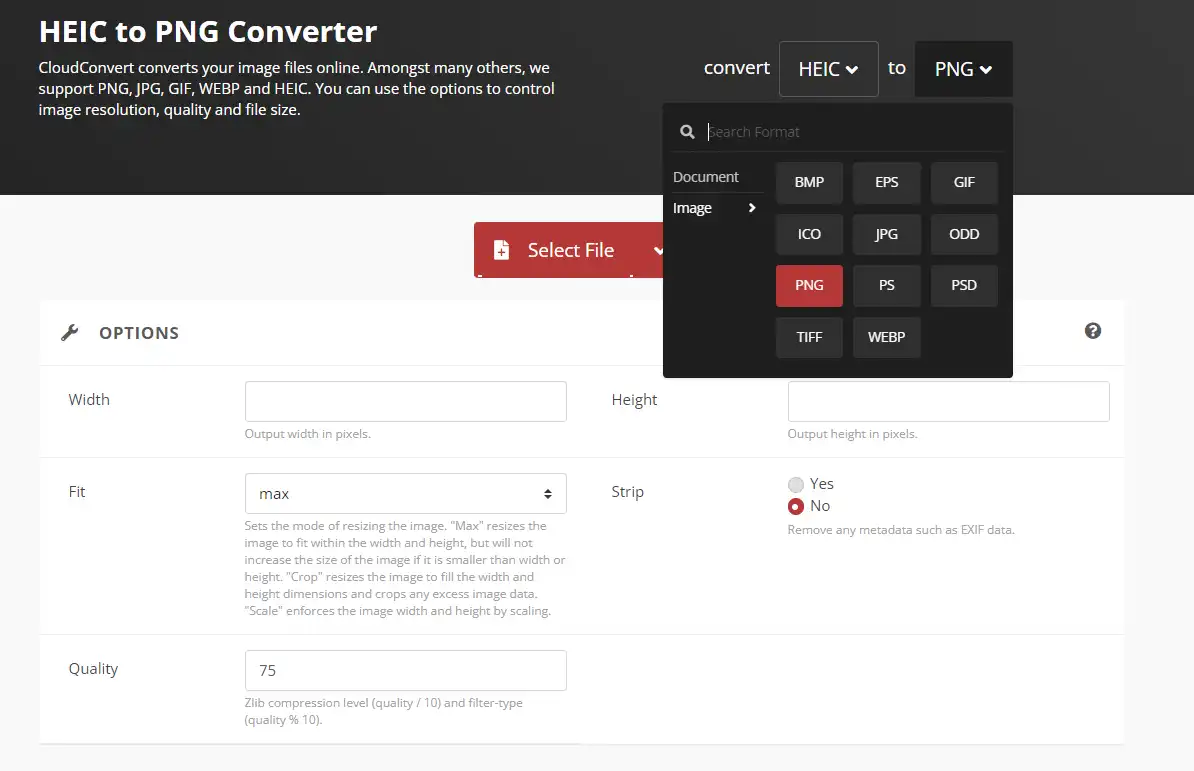cloudconvert heic to png