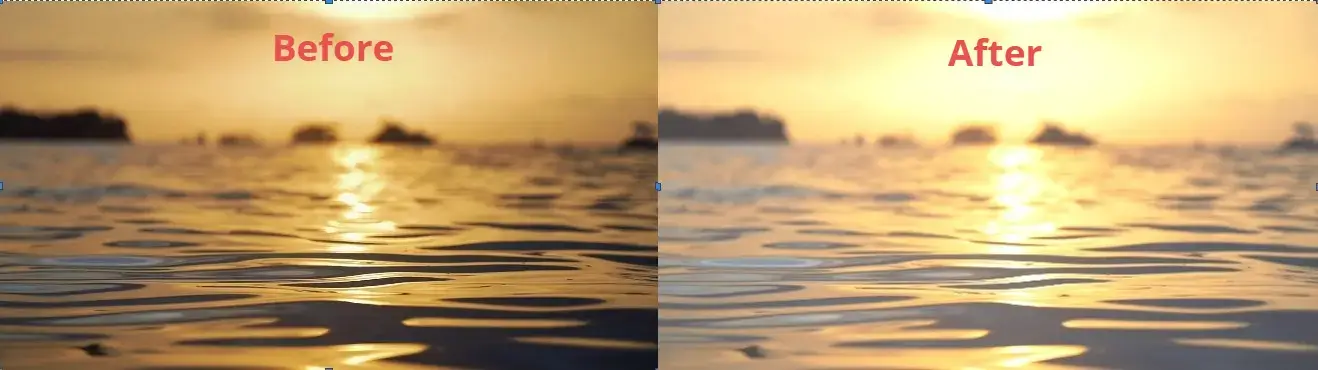 dark video vs brightened video after workintool vidclipper