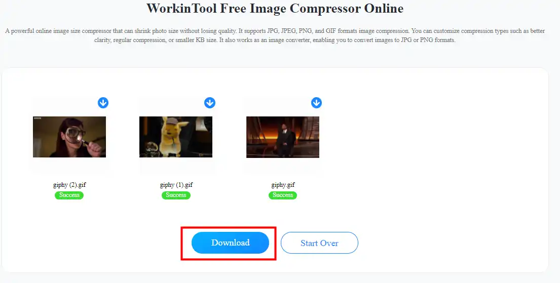 How to Make GIFs Smaller on Desktop and Online FREE - WorkinTool