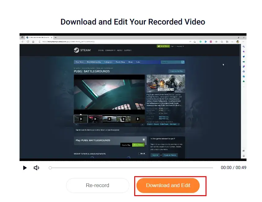 how to record steam games with flixclip screen recorder 2