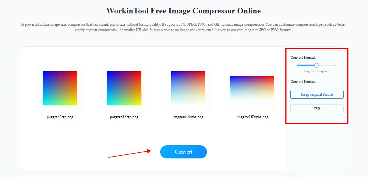 how to compress a png online