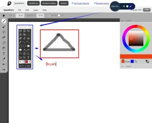 how to record a speedpaint with drawing tool via workintool vidclipper