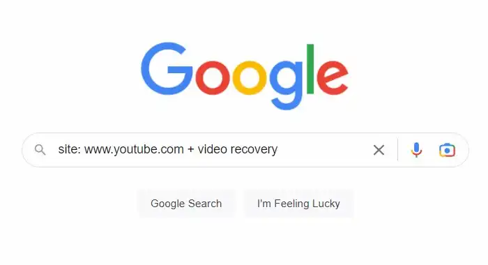 how to recover deleted youtube video on google