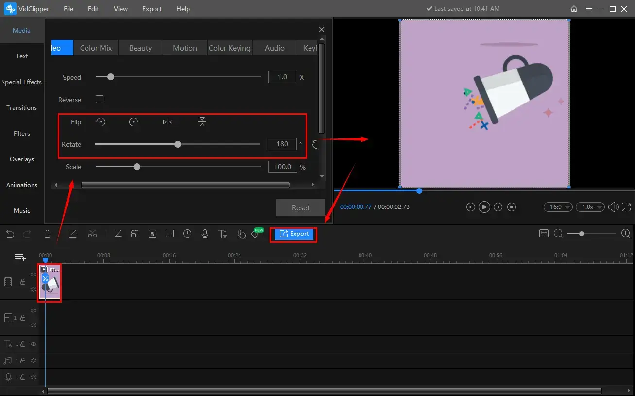 Rotate Your GIFs with Ease: Flixier Online Video Editor