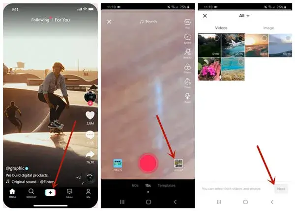 how to make a split screen video on tiktok 1