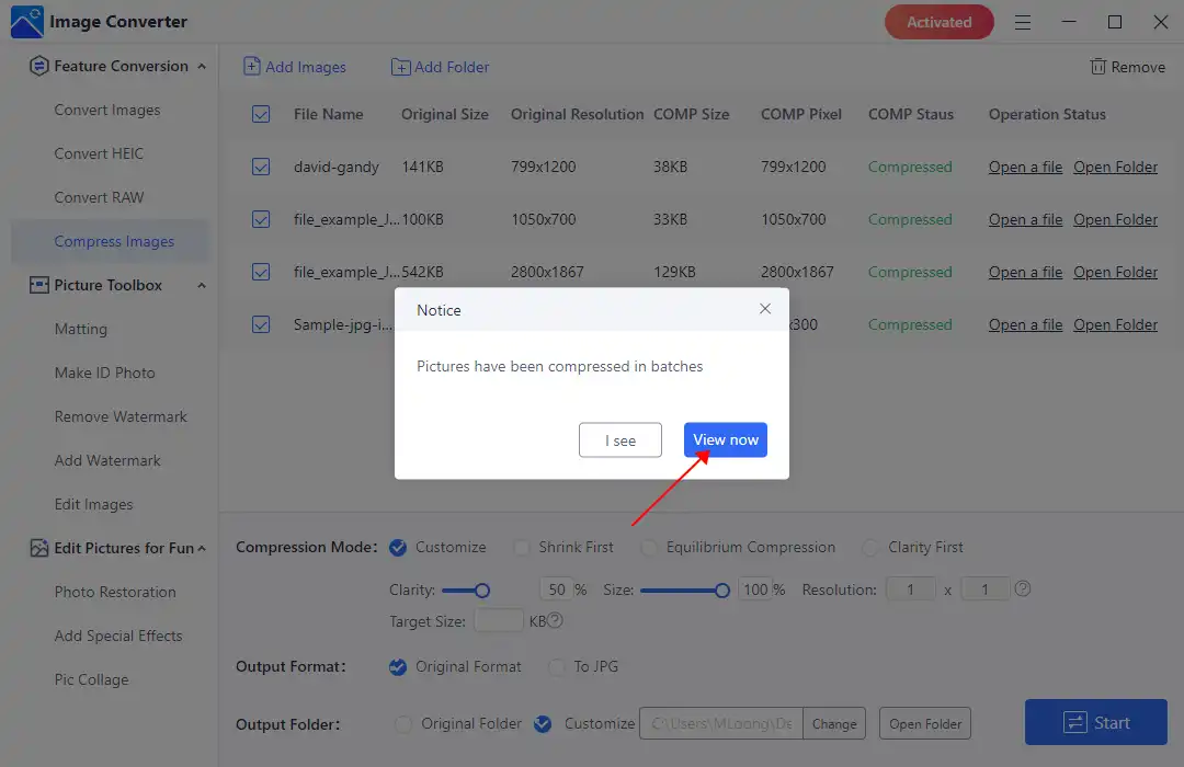 workintool compress a jpeg 2