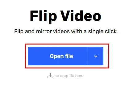 click opn file to upload a video in 123 apps
