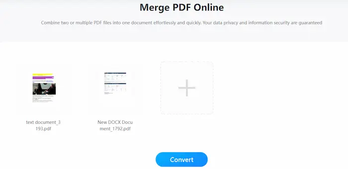 combine word documents into one pdf file online